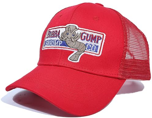 Himozoo Bubba Gump Baseball Cap Einstellbare Shrimp Co. Bestickte Forest Gump Kostüm Hüte, Bubba Gump Shrimp Cap