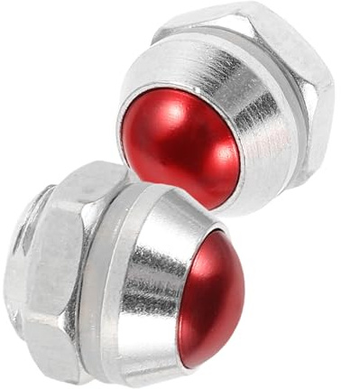 VICASKY Kit de 2 Válvulas de Seguridad de Aluminio, Repuesto Fácil de Instalar y Retirar, Compatible Uso Doméstico