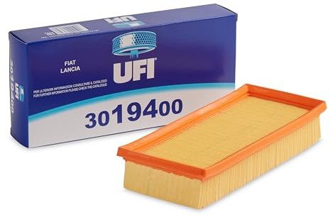 UFI Filters, Filtro Aria 30.194.00, Filtro Aria per Ricambio, Adatto a Auto, Applicabile su Diversi Modelli Fiat e Lancia