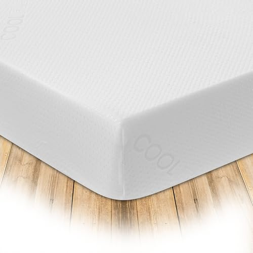 Starlight Beds Zenith Ortho Small Single Firmer Foam Mattress 2ft6 x 6ft3 | 6 Inch Deep, Firm Support, Removable Cover, UK Manufacturer, Rolled & Boxed, White, 135 x 190 x 15 cm