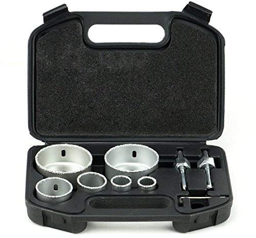 Fliesenbohrer Fliesen Bohrer Fliesenlochbohrer Dosenbohrer Bohrkrone Keramik Set 8tlg. SN470