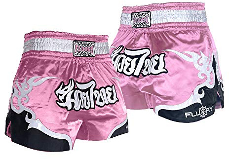 FLUORY Muay Thai Fight Shorts,MMA Shorts Clothing Training Cage Fighting Grappling Martial Arts Kickboxing Shorts Clothing