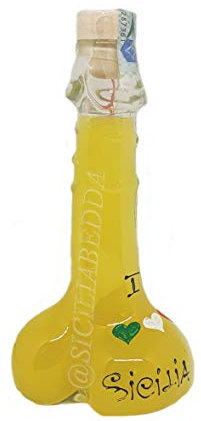 Sicilia Bedda - Limoncello in Bottiglia Fallica Decorata - Edizione Limitata Sicilia - Cl. 20 30°