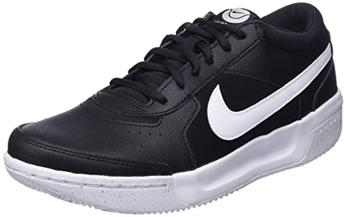 Nike Herren Nikecourt Zoom Lite 3 Sneaker, Black White, 44 EU