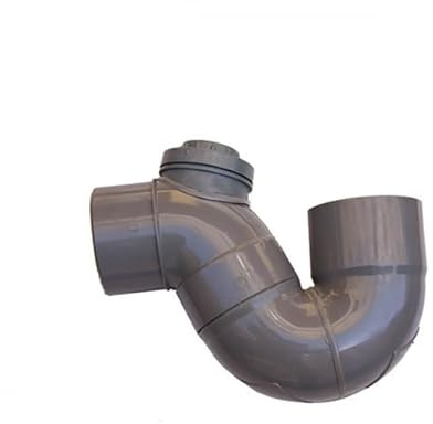 Sifón turco horizontal PVC para aguas fecales y pluviales (75)