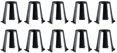 Paulmann 92401 Accessori distanziale per lampade da incasso set da 10 62-90mm nero plastica
