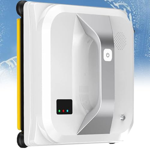 Automatic Window Cleaner Robot, Intelligent Window Glass Cleaning Robot, Magnetic Robotic Vacuums Cleaner, App/Remote Control & 3000Pa Strong Suction, No Noise, for Outdoor/Indoor, Tiles, Bathrooms