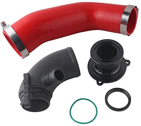 Tubo Di Aspirazione Aria Per Auto Silicone Tubo di Aspirazione Tubo Turbo Aspirazione Gomito Silenziatore Fit Uso for Il For VW Golf MK7 R Fit Uso for Audi 2015 + V8 MK3 A3 S3 TT Ea888 3gen Motore Pre