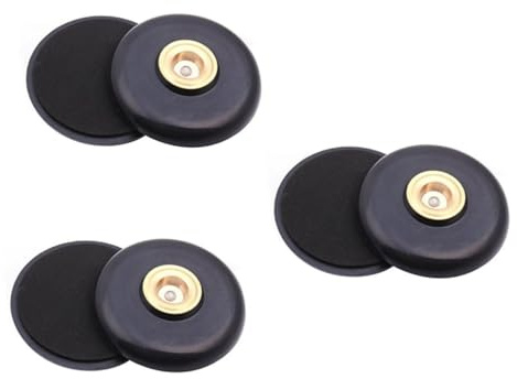 ifundom 3stücke Endpin Mit Rutschfester Gummibasis Für Sicheren Stand Und Teppichböden Design Mit Goldfarbener Einlage