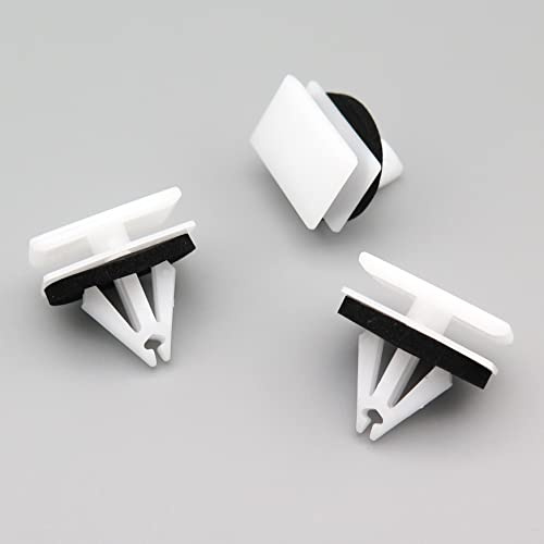 VVO Fasteners- Weiß Kunststoff-Clips. Seitenschweller, Schwellerverkleidung. Kompatibel mit einigen Vauxhall Mokka, (Packung mit 10 Clips)