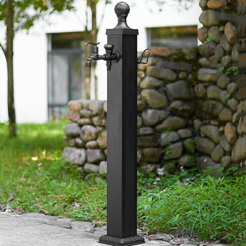 Wasserzapfstelle garten,wasserzapfsäule garten,wassersäule garten,wassersäule aus edelstahl für den außenbereich,wasserhahn frostsicher außen,standbrunnen,saeule mit wasserhahn,wassersäule(C,114