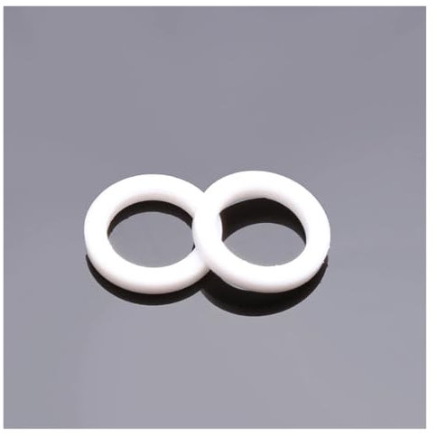 QZZBYL 20 pz O-Ring Guarnizione Scaldabagno Guarnizioni in Silicone 1/2 3/4 1 2 PTFE Rondella Flangia/Rondella Piatta in Gomma con Schermo Filtro(PTFE Flat Gasket,1)