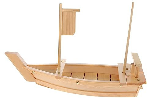 MOTHNUR Plato De Sushi Forma De Barco Decoración De Mesa Para Eventos Para Sashimi