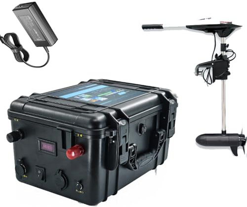 HJGHY Baterías de Litio de 12 V, 24 V y 48 V para propulsores de embarcaciones eléctricas Exteriores. | Batería de propulsión marina para hélice de barco de pesca de 12 V
