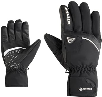 Ziener GALISO-Z - Guanti da sci da uomo, per sport invernali, Gore-Tex, molto caldi, nero, 10
