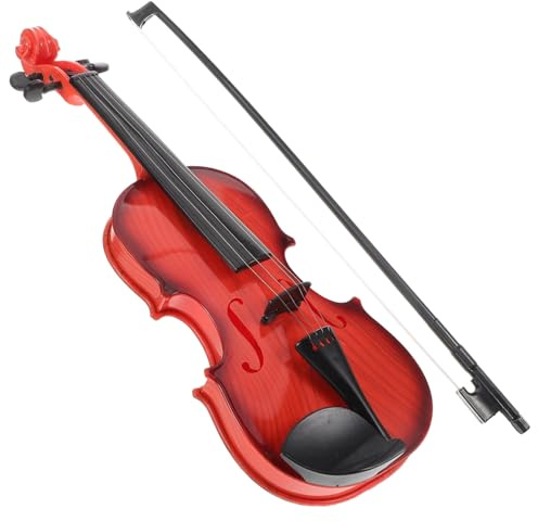 Warmhm Violon Débutant avec Cordes Réelles Instrument Musical Portable pour Garçon Fille Apprentissage des Rythmes et Développement des Compétences Auditives sans Batterie Modèle