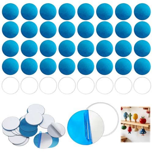 200PCS Imanes Decorativos Adhesivos, Placas Metálicas Autoadhesivas, Imanes Pequeños para Figuras Tonie Chapas Metálicas Organizador de Juguetes Manualidades y Hogar