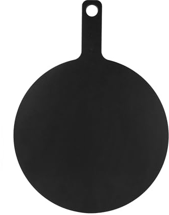 Rockingham Forge Wood Fibre Pizza Board Black 36cm Dia. for 12” Pizza, Hygienic Wooden Pizza Serving Board, Round Cutting Board, Heat Resistant Wood Pizza Paddle, Dishwasher Safe Serving Platter