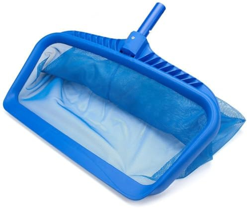 Auratrove Juego de limpieza de piscina de malla fina y cepillo de 43 cm para una eliminación eficiente de desechos en piscinas sobre el suelo y en el suelo