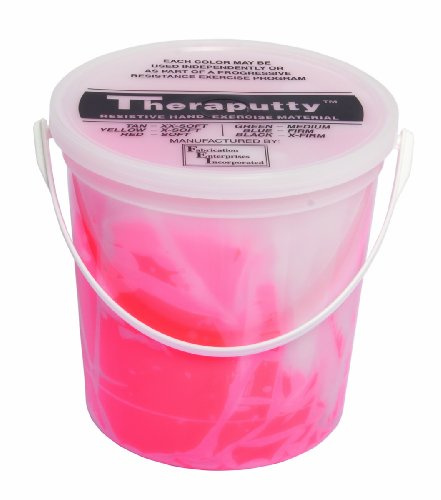 CanDo TheraPutty Antimikrobiell - Knetmasse - 2,2 kg - rot (leicht)