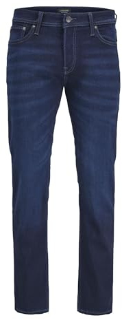 JACK & JONES Jjimike Jjorg Jos 097 Id.k Lid Noos, Jeans Loose Fit Homme, Bleu (Blue Denim), W36/L36 (Taille Fabricant: 36)