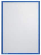 FRANKEN Dokumentenhalter Frame It ECO, DIN A4, magnetisch, 10 Stück, blau, ITH4M/10 03