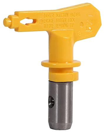 Airless Düse, Haofy Gelbe Airless Spritzpistole Düse Farbspritzpistole TIPP, Reversibel Luftlos Spritzpistolendüsen für Latexfarben, Dispersionen, Rostschutzfarben, 521