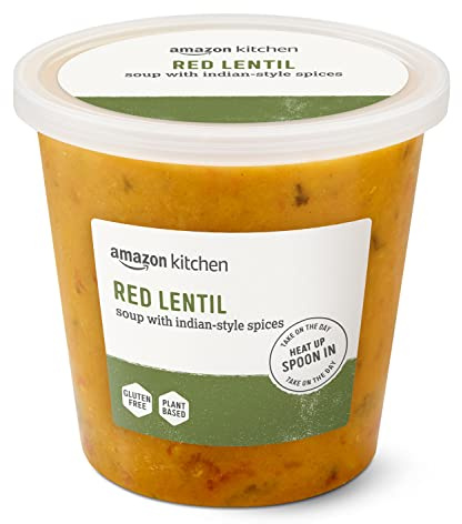 Amazon Kitchen, Red Lentil Soup with Indian-Style Spices, 24 oz