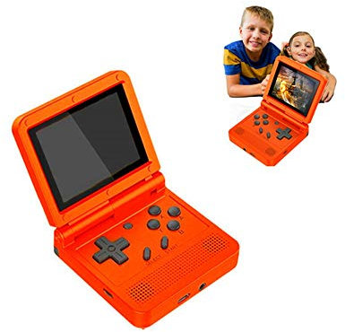 Console di gioco portatile, mini console portatile open source palmare a 64 bit classica nostalgica GBA console di gioco arcade, console di gioco retrò (rosso)