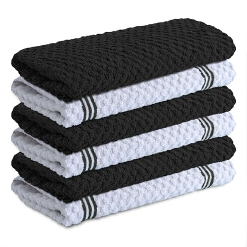 Infinitee Xclusives Geschirrtücher 6er Set, 38x64cm Baumwolle Küchentücher