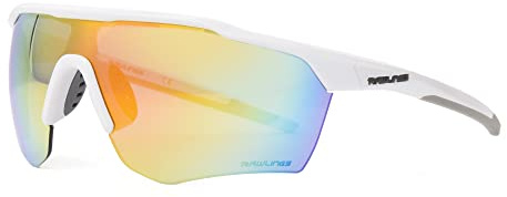 Rawlings Lunettes de soleil Pitch Perfect pour homme, Blanc et orange., 65mm
