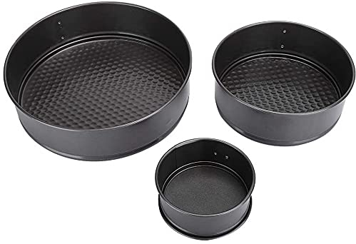 Tortiera, 3 Pezzi/set 11 Cm 18 Cm 24 Cm Fondo Removibile A Forma Di Tondo Stampo Per Dolci Fai Da Te
