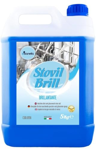 SOLEPLASTIC Brillantante Lavastoviglie Liquido 5 L Perfetta Asciugatura Per Lavastoviglie Professionali (1)