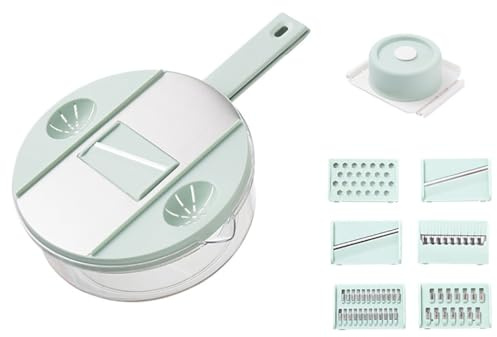 Juego de corte de verduras portátil redondo de plástico seguro reutilizable a prueba de óxido, cortador de zanahorias y alimentos para el hogar