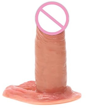 Kutocesy Guaina Fallica con Anello del Pene Manicotto Dildo Realistico con Struttura Venosa Giocattolo Sessuale Manicotto del Pene per Uomo Ingrandimento del Pene Giocattolo per Coppie (S)