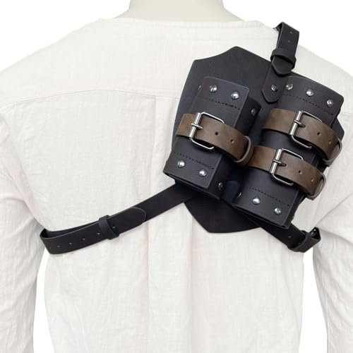 Misaakoeq Messer-Gürtelhalter - Messer Scheide Messer Froschhalter mit verstellbarer Länge - Leichter Unisex Cosplay Kostüm Messer Tragegürtel für Cosplay Party Mottoparty