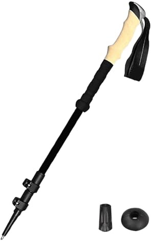 Bastones de senderismo plegables, para todo tipo de terrenos, bastones de trekking telescópicos para hombre y mujer, para senderismo, senderismo y esquí