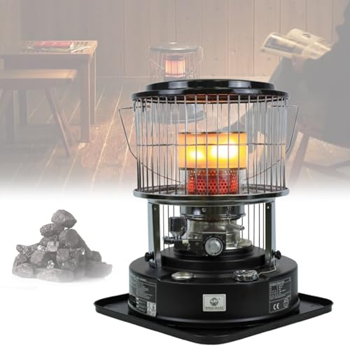 2800W Kerosene Heater, Portable Camping Stove, 5.5L Oil Storage Tank, Heating Time Is About 12 Hours, Fuel Consumption Per Hour 0.23-0.26L/H, For Patio, Outdoor Camping Cooker Ice Fishing
