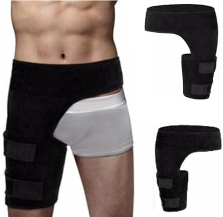 ZWOIVHE Sofelaofficiel Ceinture OrthoActive™ Sofela, Bandage De Soutien De La Hanche, Adaptée Au Tendon Ilio-tibial (Noir,1)