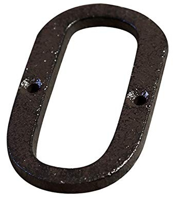 Eminchu Targa per Numero Civico in Metallo Resistente Alla Ruggine, Resistente Alla Ruggine, Targa da Giardino con Stile retrò per Uso Interno Ed Esterno (#21)