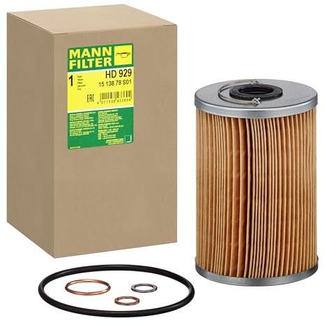 MANN-FILTER H 929 x Ölfilter - für Pkw + Transporter | Für PKW, Hohe Filtrationsleistung, Optimaler Motorschutz, Hochwertige Dichtung, Echte OE-Technologie