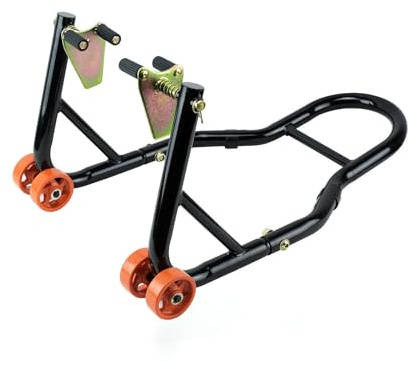 Verda Motorradständer 200 kg Tragkraft Montageständer für Vorne | Adapter V-Type| Motorradheber Motorrad SN1702