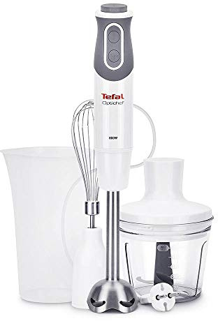 BLENDER HAND TEFAL OPTICHEF HB643138 (800 W ; WHITE COLOR)