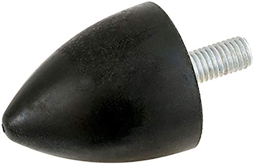 RS PRO Gummi Vibrationsdämpfer, Anschlagpuffer M10, Ø 50mm x 61mm, 60 Shore A/bis 230kg, Packung a 2 Stück