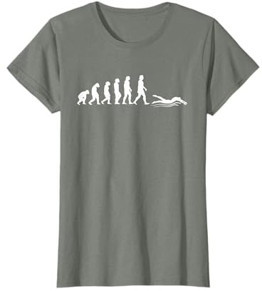 Nuotatori evoluzione del nuoto Maglietta