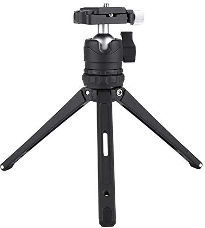 Telefon Kamera Stativ, Desktop Mini Stativ Aluminium für Telefon DSLR SLR Kamera mit Gradienter