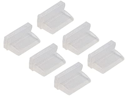 20 Pcs USB A Type Female Port Cover Caps - Silicone USB Port Plugs Dust Cover, Protect USB Ports from Dust and Oxidation, Compatible with USB Type A Female Interface, Easy to Install（Clear）