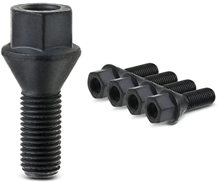 Frankberg 5X Radbolzen Radschraube Kompatibel mit 1er E81 E87 3er E21 E30 E36 E46 E90 5er E12 E28 E34 E60 E61 6er E24 E64 1975-2017 610-574