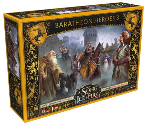 CMON, A Song of Ice & Fire – Helden von Haus Baratheon III, Erweiterung, Tabletop, 2 Spieler, Ab 14+ Jahren, 45-60 Minuten, Deutsch, Mehrsprachig