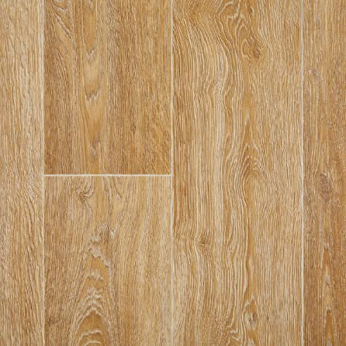 Fischgrät Vinylboden Meterware | PVC Bodenbelag in Holzoptik ideal für Wohnzimmer und Schlafzimmer | Vinyl Rollenware in 3 m Breite (3 m x 10 m)